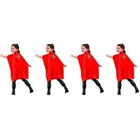 Rubies Capa de Superman para niños y niñas, Color Rojo, Licencia