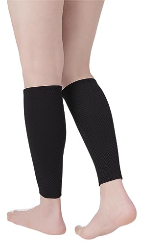 【メール便対応商品】藤本式 遠赤ケアサポーター ふくらはぎ用(2枚入り) ベージュ/ブラック セルヴァン_ブラック