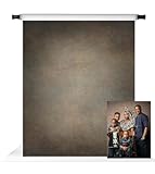 Kate Abstract Painted Style Photography Backdrop Brown Old Master Backdrop Texture Art Portrait Photography Backgrounds for Headshoot Pictures, 7X5ft