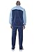 KingSize Men's Big & Tall Colorblock Velour Tracksuit - 3XL, Steel Black