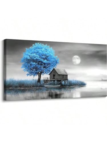 Impression sur toile arbre de vie TONGYINLI 50x100cm peinture de paysage pour grand salon