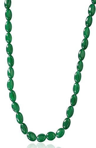 Emerald Green Color Quartz Smooth Oval (mani) Shape Gemstone Beads 1 Strand 6x8 mm, Jewelry Making, Price, Exclusively by Manbhar Gems-image-43