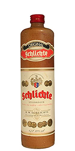 Original Schlichte Steinhäger Tonkrug 0,7 Liter