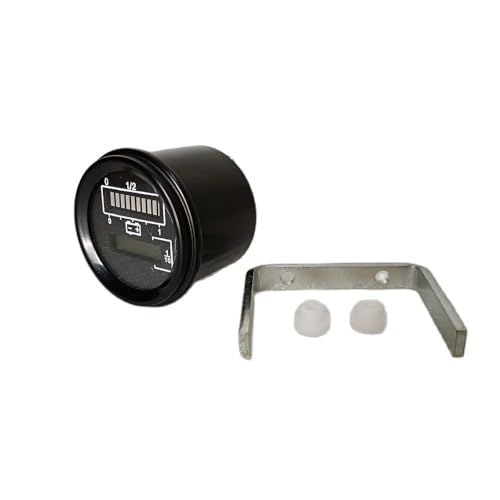 4ピン 52mm バッテリーゲージインジケーター 24ボルト 交換用Curtis 906R 24V バッテリー容量モニター 電圧計 電動フォークリフトゴルフカートパレットトラック用