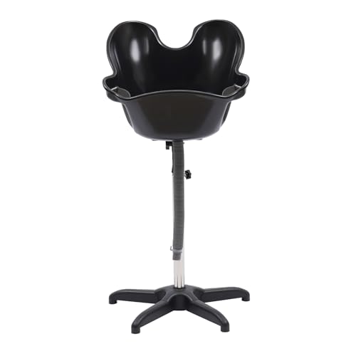 Lavoir à cheveux, bac à shampoing portable réglable en hauteur, lavabo à shampoing, lavabo de salon de coiffure, équipement de salon design ergonomique,...