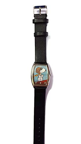 Ultra X Cute Dog And The Red Baron Barrel Style Metal Watch #TOP3