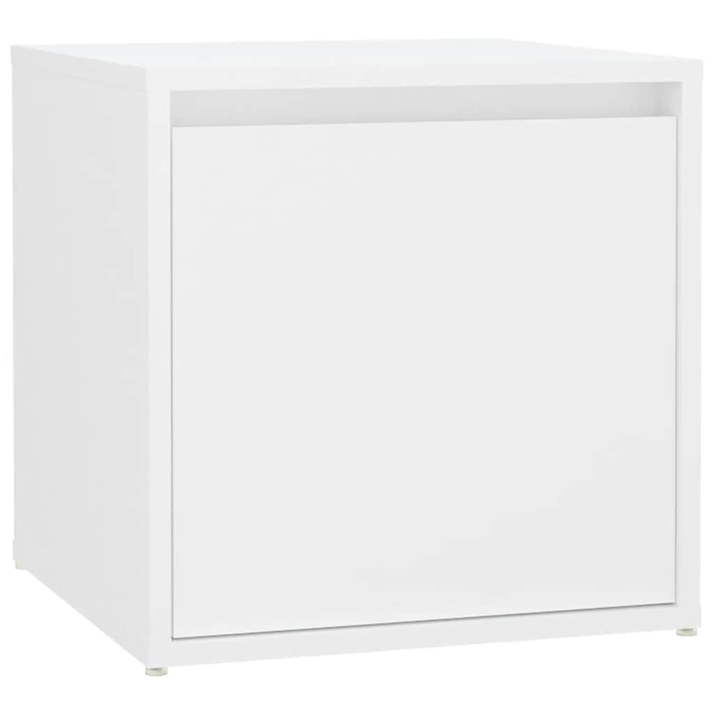 Juego de perchero de madera con espejo, color blanco | Banco de pasillo con cajón, caja de almacenamiento, jardinera, asiento hasta 110 kg
