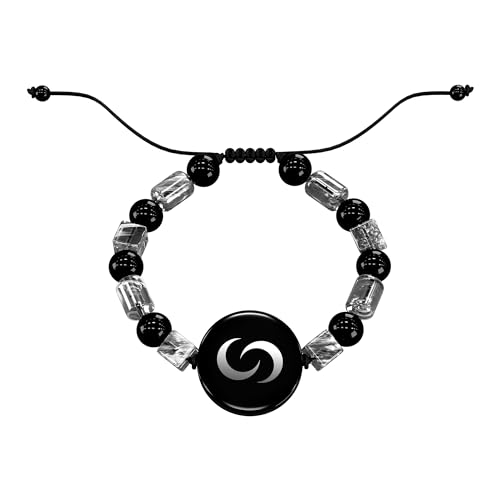 Contact Co. Smart Pendant Bracelet, Sleek Tap Bracelet for Seamless Contact Sharing, App-Free, Compatible with iPhone and Android, Black