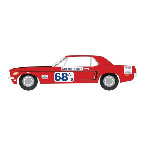 Truck 1/64 1968 Mustang GT Coupe réplica diecast miniatura 3