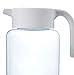 Arrow Home Products 1 Gallon Plastic Pitcher with Lid - Clear Plastic Pitcher for Refrigerator, Fill with Cold Drinks - BPA Free, Space-Saving Rectangular Design - Fill with Lemonade, Milk, Juice