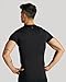 Tommie Copper Mens Infrared Short Sleeve Compression Shirt - Black, 2XL