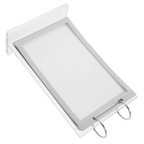 Support de menu acrylique compact pour valoriser vos tables de café