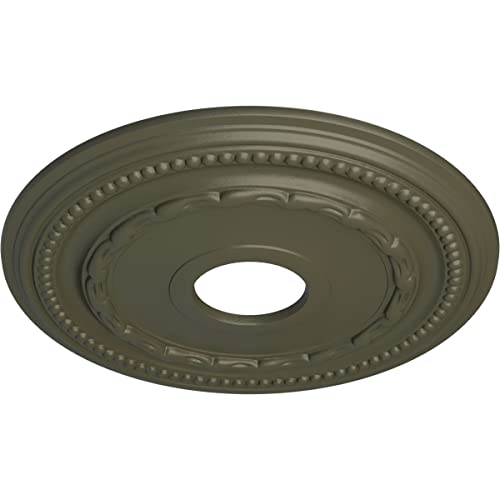 Medalla de techo antiimperfecciones Ekena Millwork CM15FEACS en cobre resistente 3