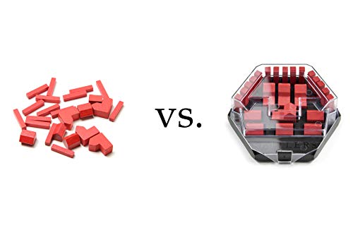 Solid Factory Settlers Piece Holder/Organizer (Set of 6) - Black