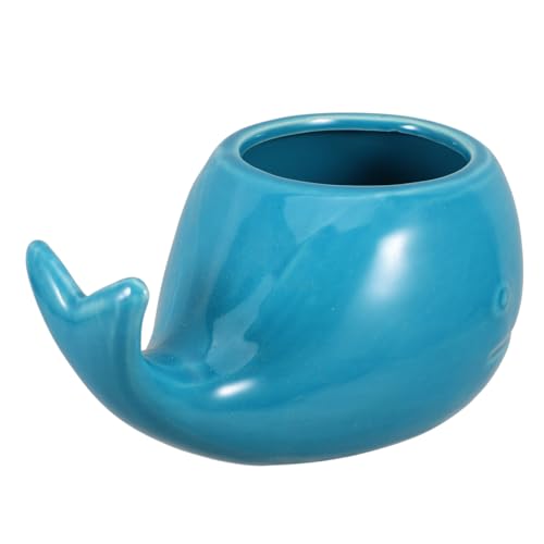 Taza de cerámica con diseño de ballena 450 ml miniatura 1