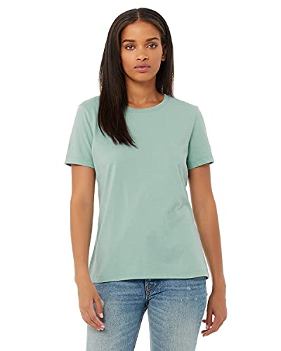 Bella Canvas Ladies Relaxed Jersey Short-Sleeve T-Shirt 3XL Dusty Blue