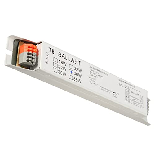 Ballast Électronique T8 Ballast Électronique, 2x36w Tension Largeur Fluorescent Instant Start De Démarrage De La Lampe D'économie D'énergie Parfaite Pour Une Utilisation Par Des Professionnels Ou Une
