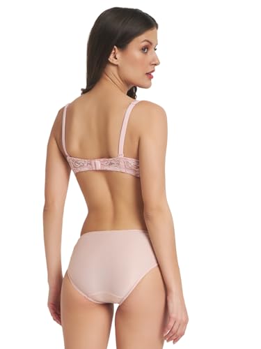 Image of Full Coverage Comfortable Wireless Padded Bra and Hot Panty Set for Women's and Girls