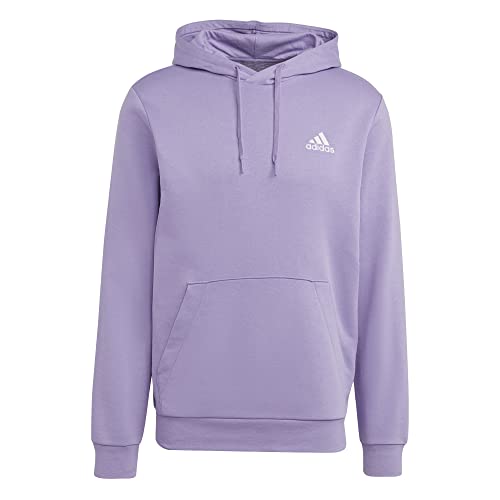 adidas Herren Essentials Fleece Hoodie, Violet Fusion, L