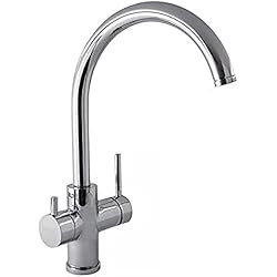 Monomando Fregadero Vertical Tres Griferia - Monomando Fregadera Vertical Ecosmosis Doble Función Sin Filtro. Nota: Para Instalaciones De Osmosis. (03045501)