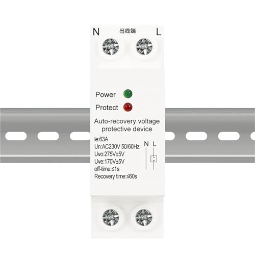 Protection contre les surtensions 1P+N 16A 230V pour la domotique de votre salon