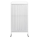 QICBYING Paravento Medico Pieghevole Da 1-6 Pannelli Con Ruote, Divisorio Pieghevole Per A...