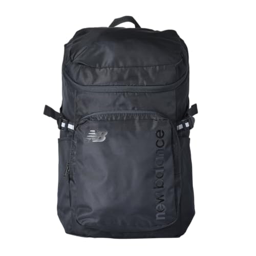 [ニューバランス] リュック トップローディングバックパック 30ℓ (LAB55616) 大容量 通学 黒 部活 30L A4収納 撥水 はっ水 耐久性 LAB55616 BK(ブラック) OSZ