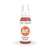 AK-Interactive 3rd Gen Acrylic Scarlet Red 17ml - Model Building Paints and Tools # 11087
