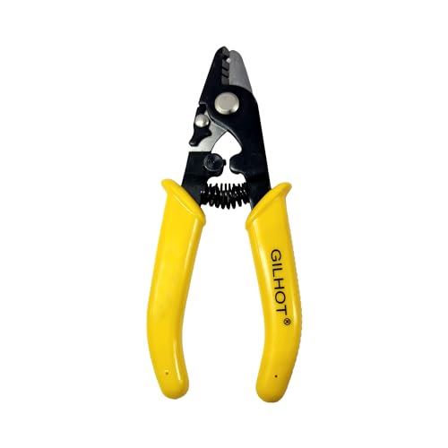 Image of Optical Fiber Cable Cutter - Fiber Optic Stripper includes 1.5mm Hex Key for Fine Adjustments of Fiber Striper