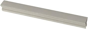 Brainerd Casual Column Satin Nickel Adjustable Rectangular Handle Drawer Pulls
