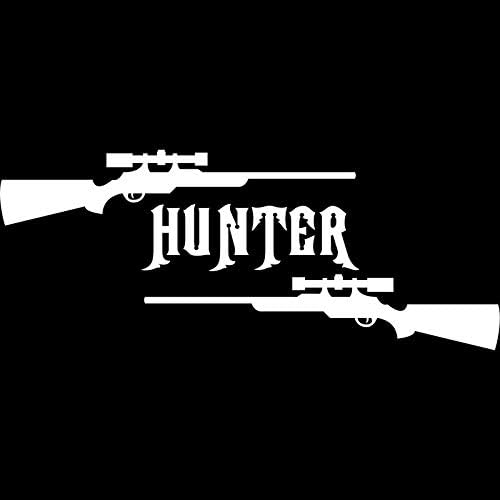 ステッカー かっこいい 6 5センチメートル銃ハンター狩猟鹿バックライフルカーステッカーカースタイリングビニールデカールステッカー車のアクセサリデコレーションc8 0414 16cm 期間限定お試し価格