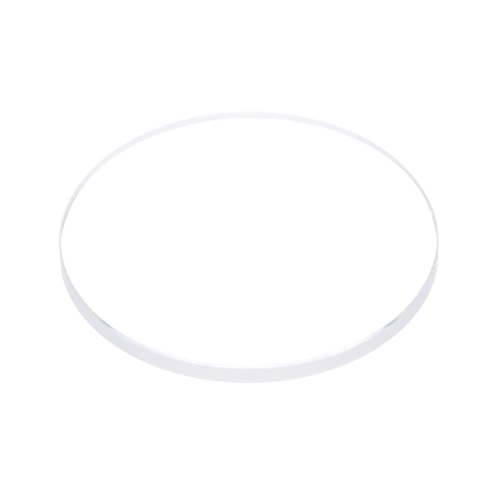 HARFINGTON Watch Clear Crystal Lens Glass 32.5mm Dia. 1.5mm Thick Round Flat Mineral High Transmittance Watch Glass Replacement Part for Watchmaker Repair