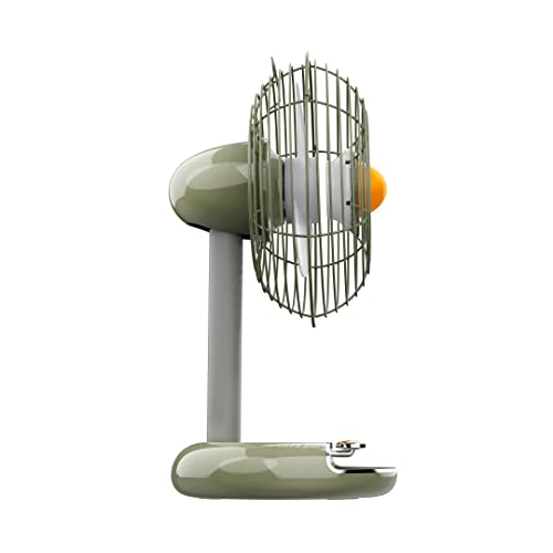 Stormborn Small Desk Fan Usb Powered - Portable Quiet Vintage Oscillating Fan 2 Speeds Retro Table Fan For Bedroom, Home, Office 11 Inch #TOP2