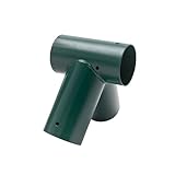 Relaxdays Schaukelverbinder, A-Form, 90°-Winkel, für 100 mm Rundholz, pulverbeschichteter Stahl, Schaukelwinkel, grün