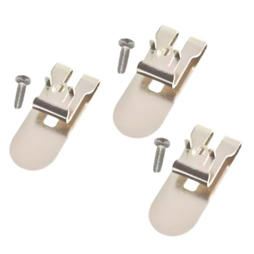 3pcs N435687 Belt Clips, Suitable for D-Walt DCF620D2-AR, DCF620D2-B2 Drywall Screwgun part