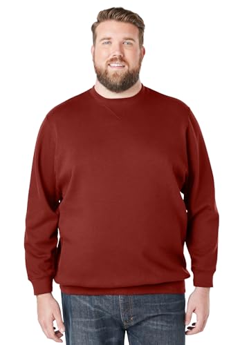 KingSize Men's Big & Tall Fleece Crewneck Sweatshirt