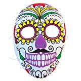 Westman Works Day of the Dead Mask Día de Muertos Señor or Halloween Mens Face Costume Sugar Skull Mexican Design