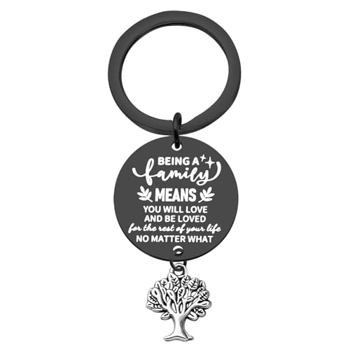 Family Themed Keychain Family Tree Keychain Gifts For Familys Members