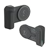 ShiftCam SnapGrip Phone Camera Grip with Magnetic Mount, Wireless Shutter Button, Built-in Power Bank, Qi Wireless Charging & Tabletop Dock Compatible with iPhone & Android Midnight