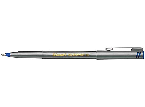'Luxor Pack of 10 Pens Micropoint 05 Fineliner Blue