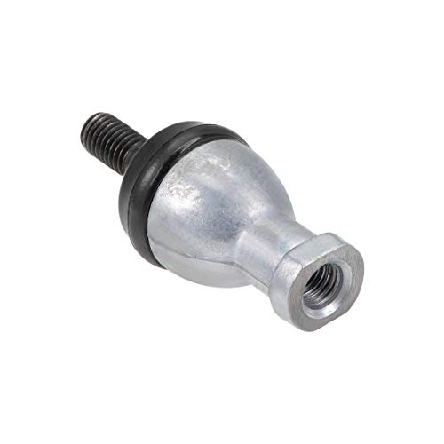 Rodamiento de extremo de barra M8 x 1,25 mm hembra a macho uxcell recto de rosca derecha 3