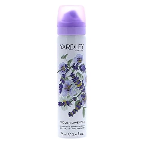 Yardley English Lavender Body Spray, 75 ml, Twin Pack Cover