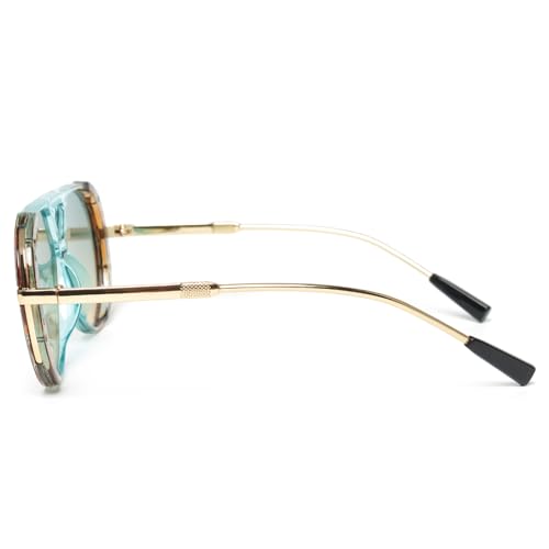 KENBO Retro Gold Aviator Sunglasses for Women Men 2026 Trendy by KENBO - Used condition - Image 3