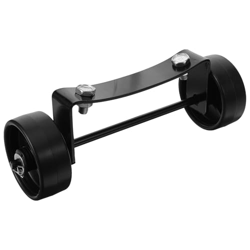 ABOOFAN Rueda Móvil para Estufa de Gas Exterior Accesorio de Repuesto Resistente de Hierro y Plástico Diseño bajo Perfil Fácil Instalación para Calefacción Patio Segura y Práctica