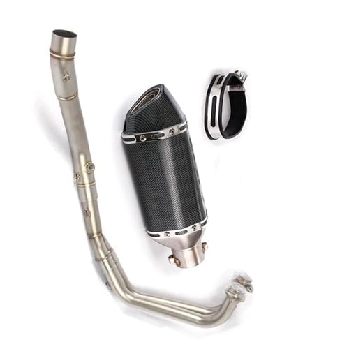 Escape completo 51mm de alta resistencia con puntas de ventilación para Yamaha R25 2014-2022