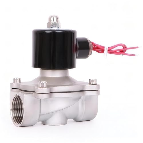 Électrovanne DC24V en acier inoxydable 1-1/2 pouces action directe NC - 5