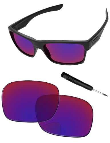 Image of Replacement Lenses & Screwdriver for Oakley TwoFace OO9189 Sunglass - Precision Fit, UV Block & Impact Resistant