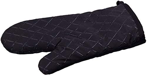 Topfhandschuhe, Comius Sharp1 Paar Ofenhandschuhe Baumwolle Anti-Rutsch Küche Backofen Handschuhe Hitzebeständig Topfhandschuhe Topflappen Für Kochen Backen Barbecue (Black)
