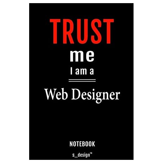 Notebook for Web Designers / Web Designer: awesome handy Note Book [120 blank lined ruled pages]