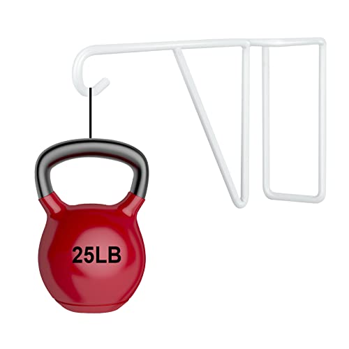 Zacool Vinyl Fence Hooks-4 Pack 5 X 10 Inches Durable White Patio Hooks Coated Steel Fence Hangers For Hanging Plants Bird Feeders,Lights,Basket,Pool Tools… #TOP3